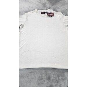 Alesbury Men's Large White Heavyweight Rib Perfect Layering Tee T-Shirt NWT